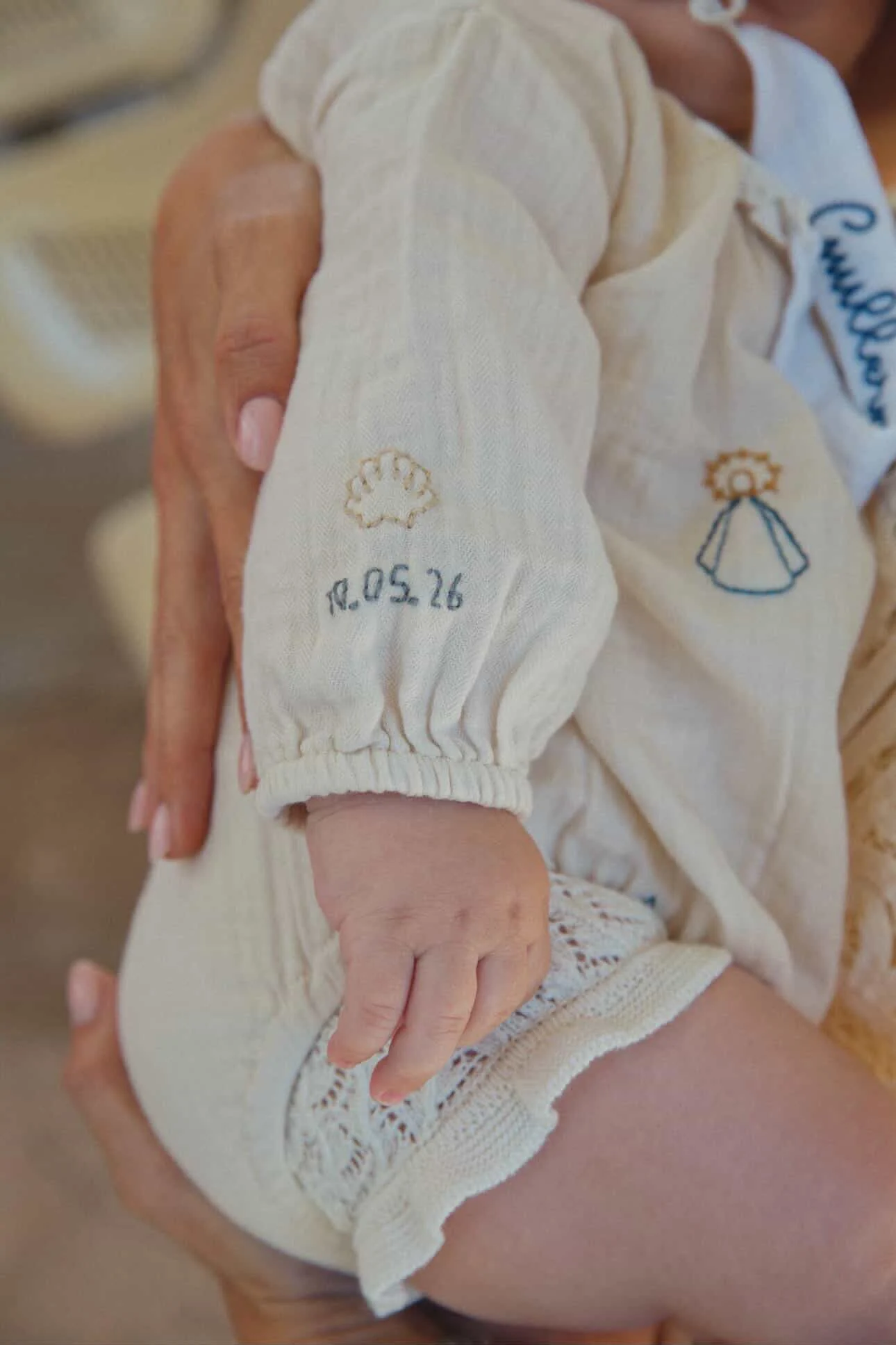 Pelele personalizado bordado — Gali Studio